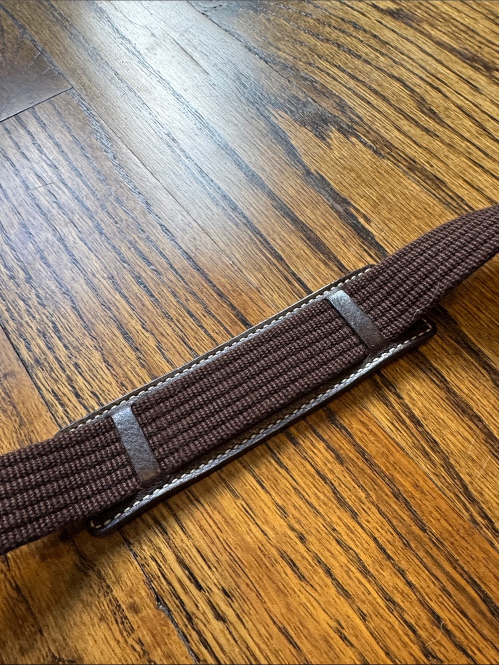 Coach Dark Brown Patchwork Crossbody with Suede, Snakeprint & Patent Stripes - Picture 5 of 9
